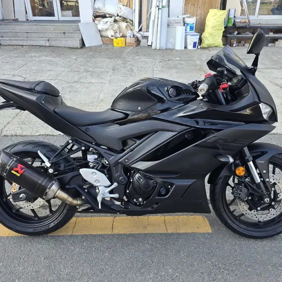 2020년식 야마하 yzfr3 로우 킬로수신차 컨디션 아크라포빅 구변