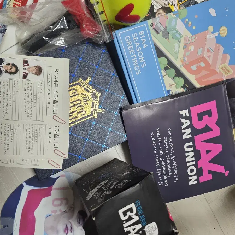 b1a4 응원봉 스틱봉 뿅이봉 구뿅이 시즌그리팅 콘서트 dvd 포스터