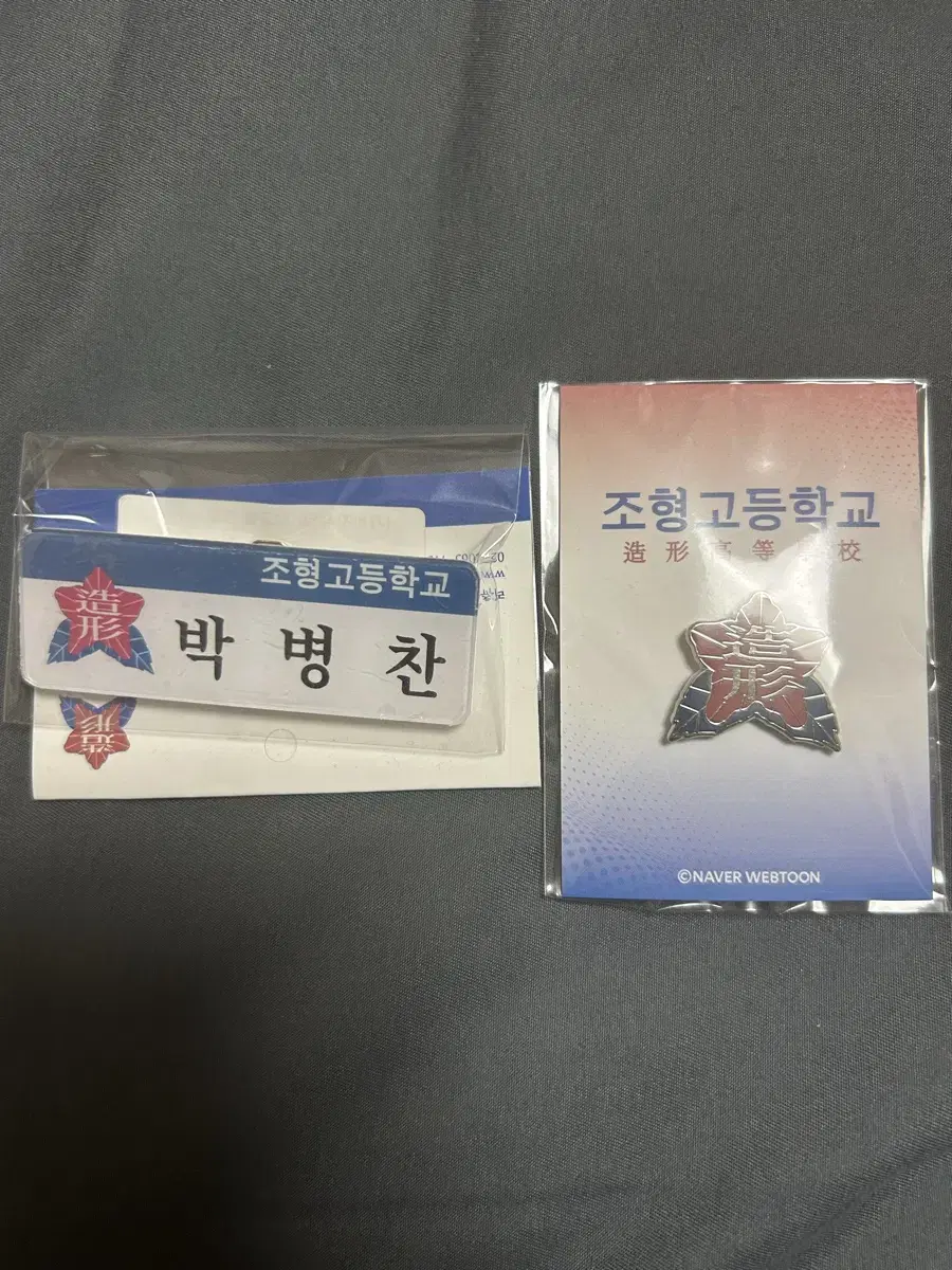 (일괄)가비지타임 갑타 조형고 학교 뱃지,박병찬 병찬 아크릴 명찰 판매