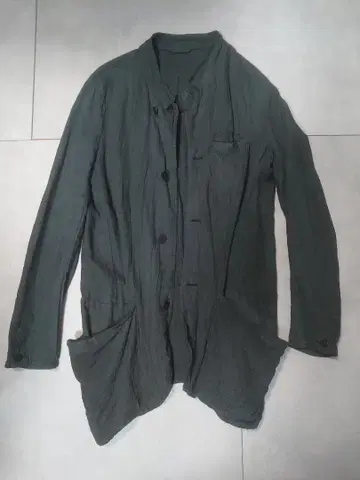 인카네이션 린넨 BOTTON FRONT JACKET