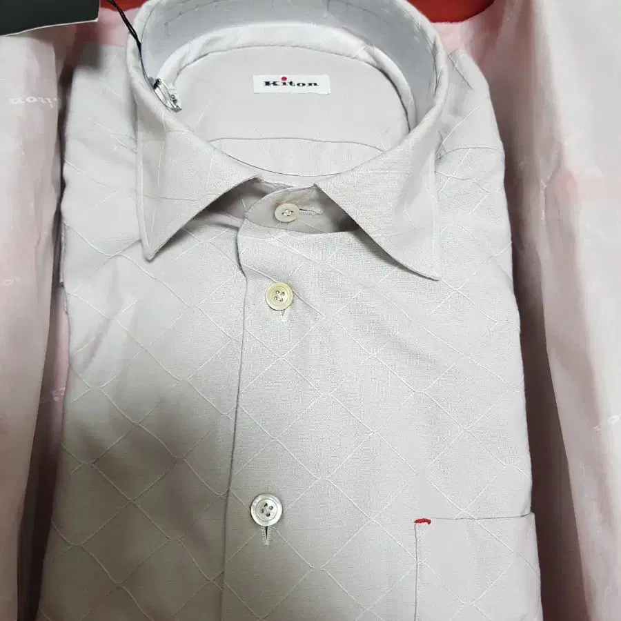 최고급 키톤 kiton 남성 긴팔 셔츠(ㄴ)