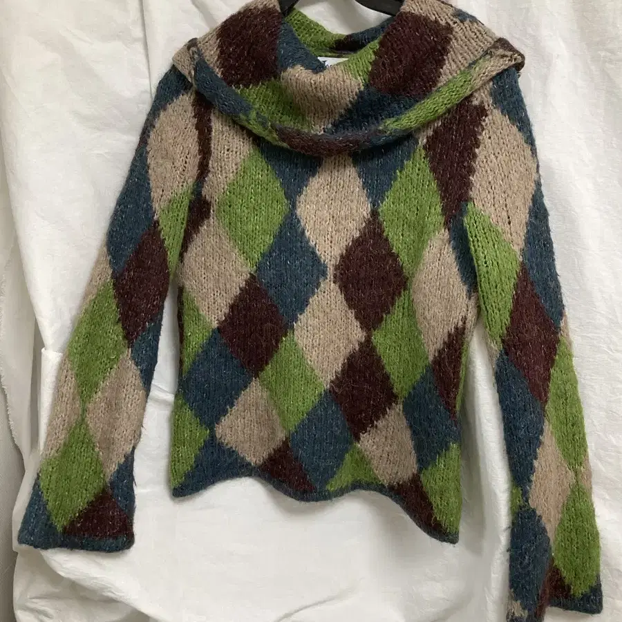 vintage check knit