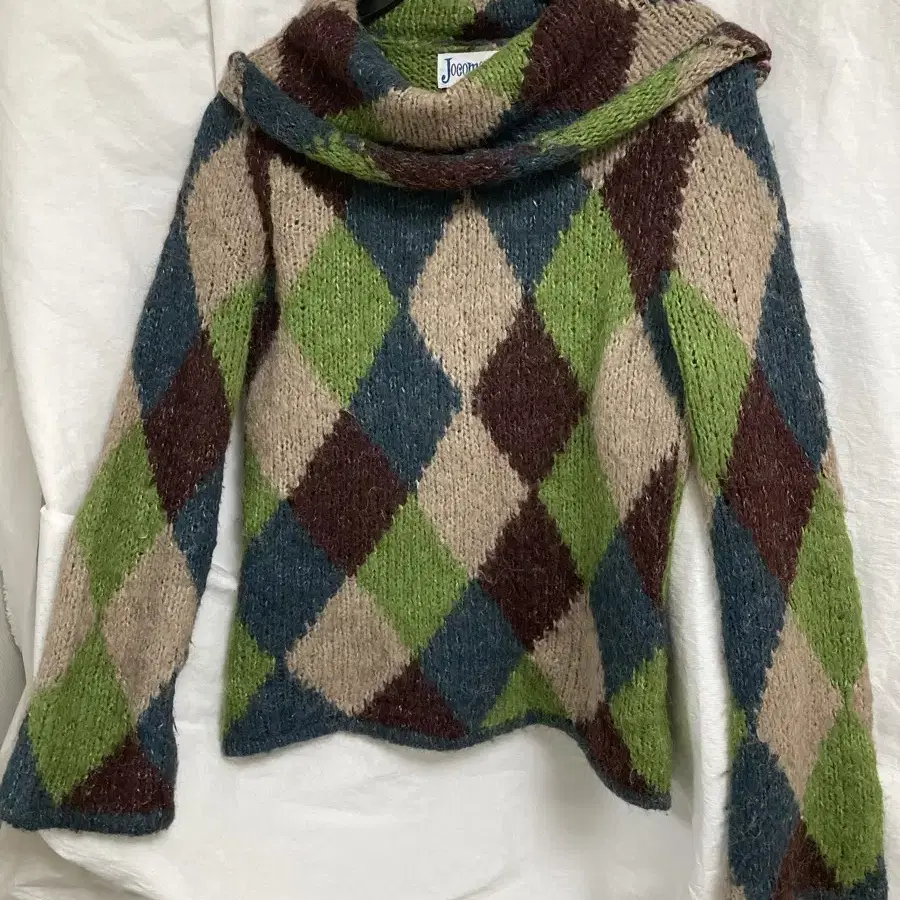 vintage check knit