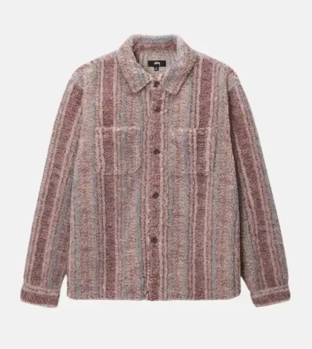 Stussy Stripe Sherpa Shirt vari XL