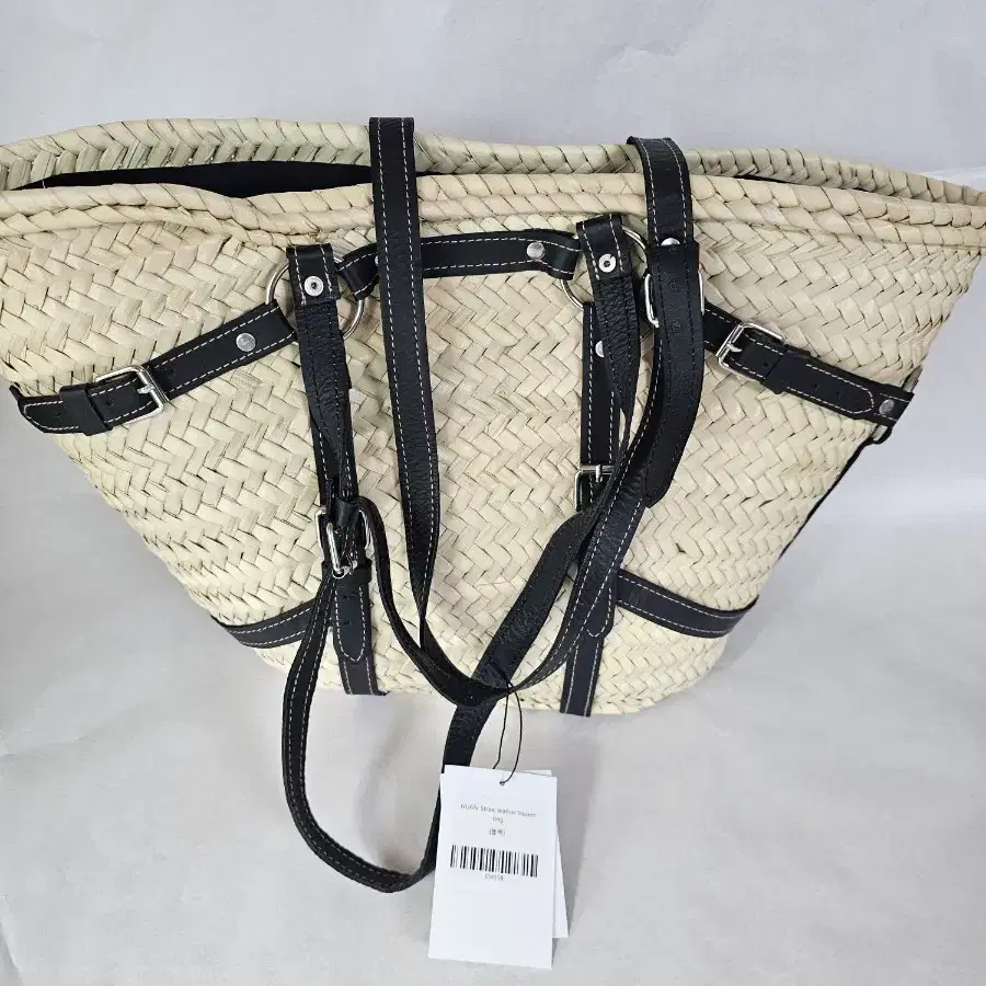 NUAN Straw leather basket bag (누앙 바스켓백)