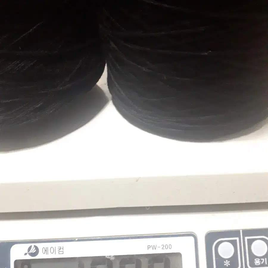 뜨개실 블랙 램스울2겹 (2콘일괄 1000g)