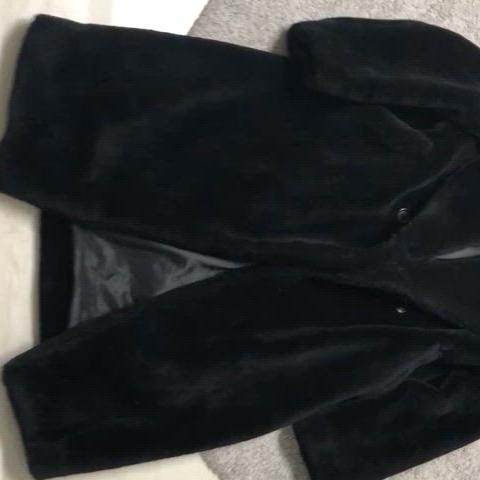 H&M oversized teddy bear coat 테디베어코트