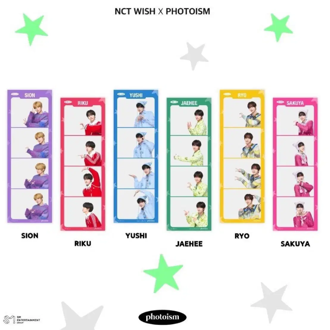 엔시티위시 일본 포토이즘 프레임 NCT WISH PHOTOISM