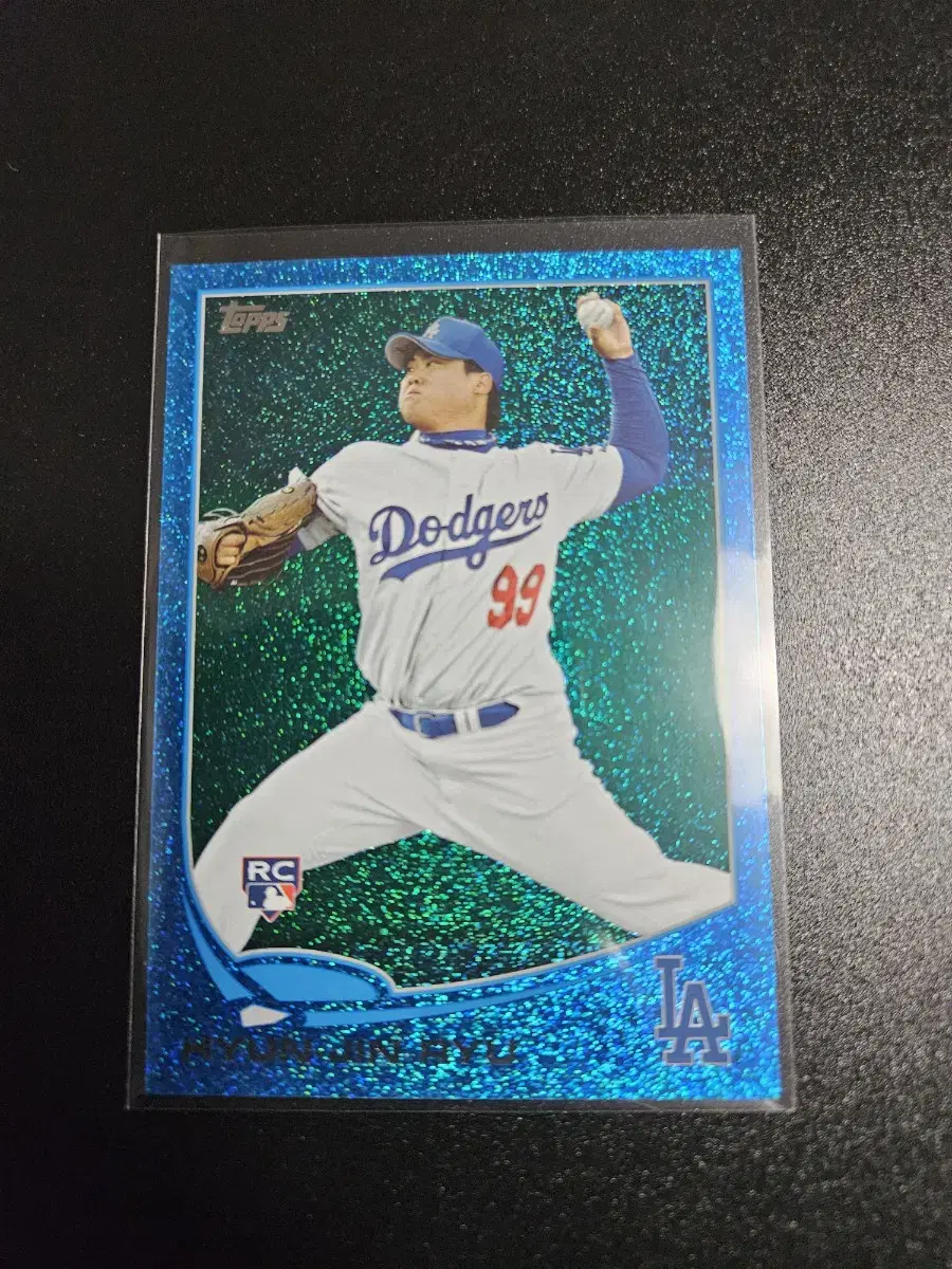 류현진 2013 Topps Blue Slate 루키 카드