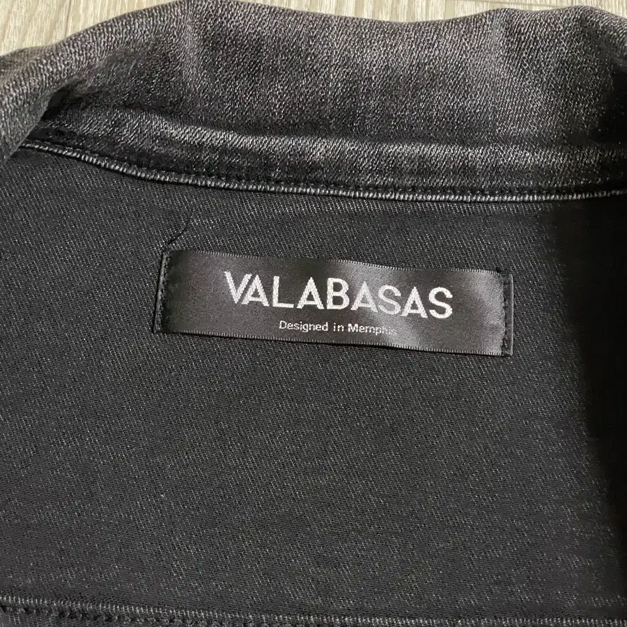 [XL] valabasas 발라바사스 데님 흑청 블랙 자켓