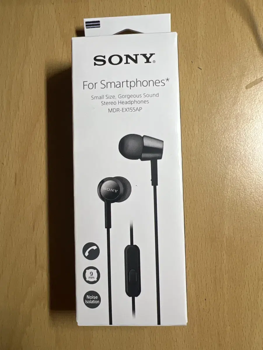 Sony 유선 이어폰 mdr-EX155AP