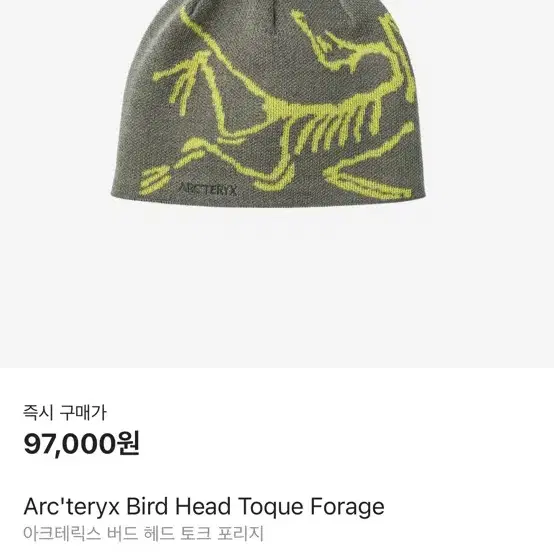 Arc'teryx Bird Head Toque Forage