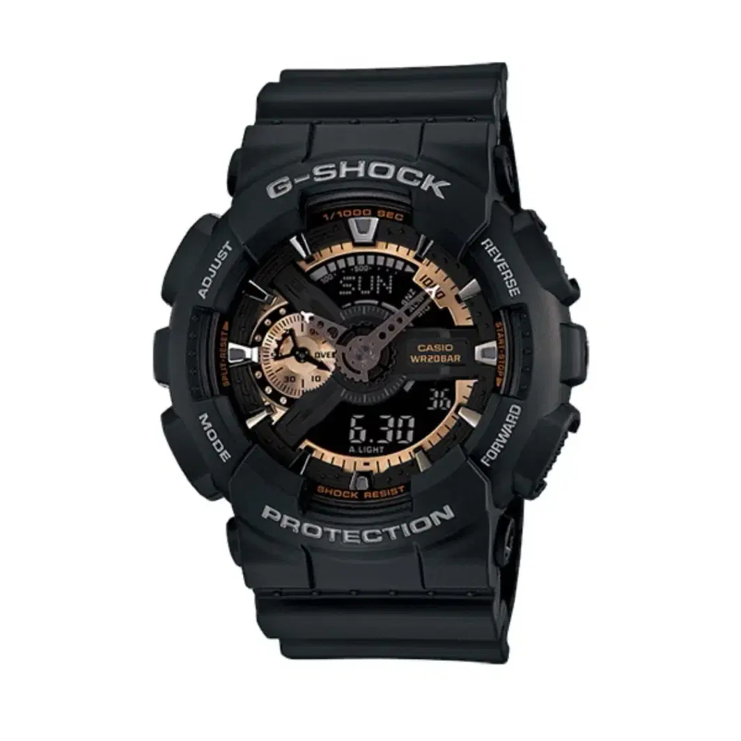 카시오 지샥 빅페이스 시계 G-SHOCK GA-110RG-1A BIG F