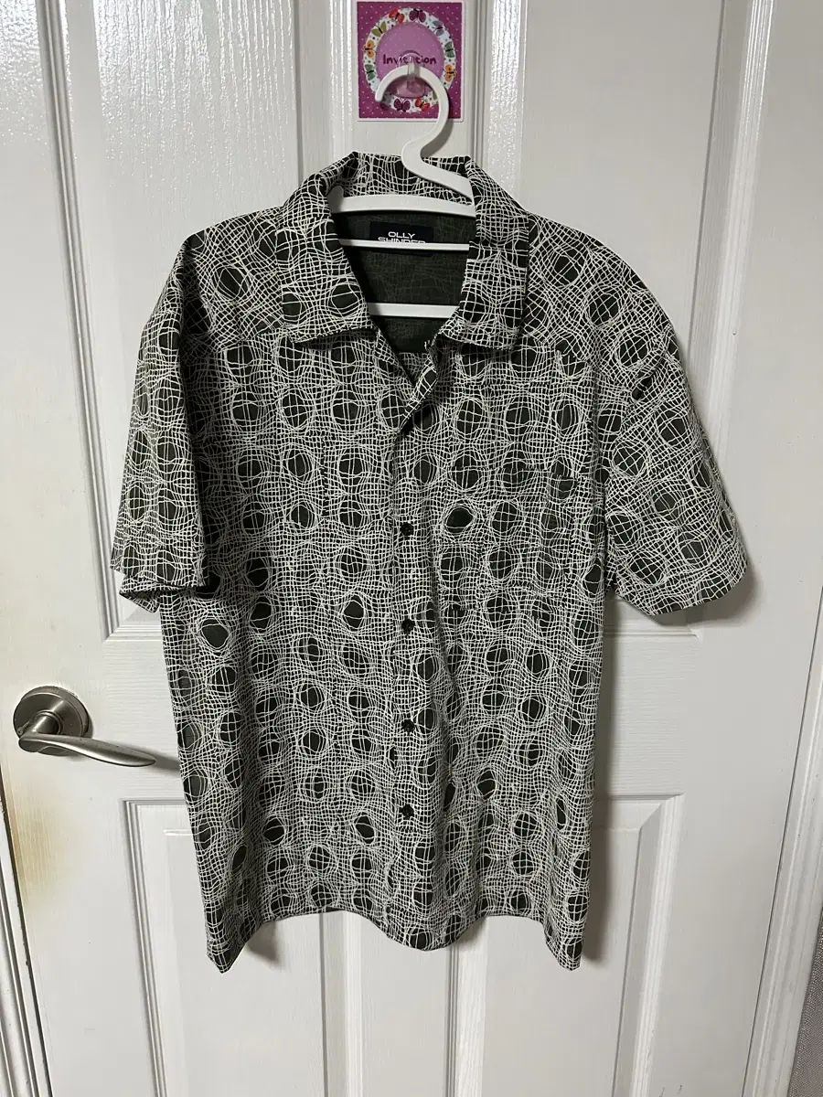 [M] Olly shinder Green Warp Shirt