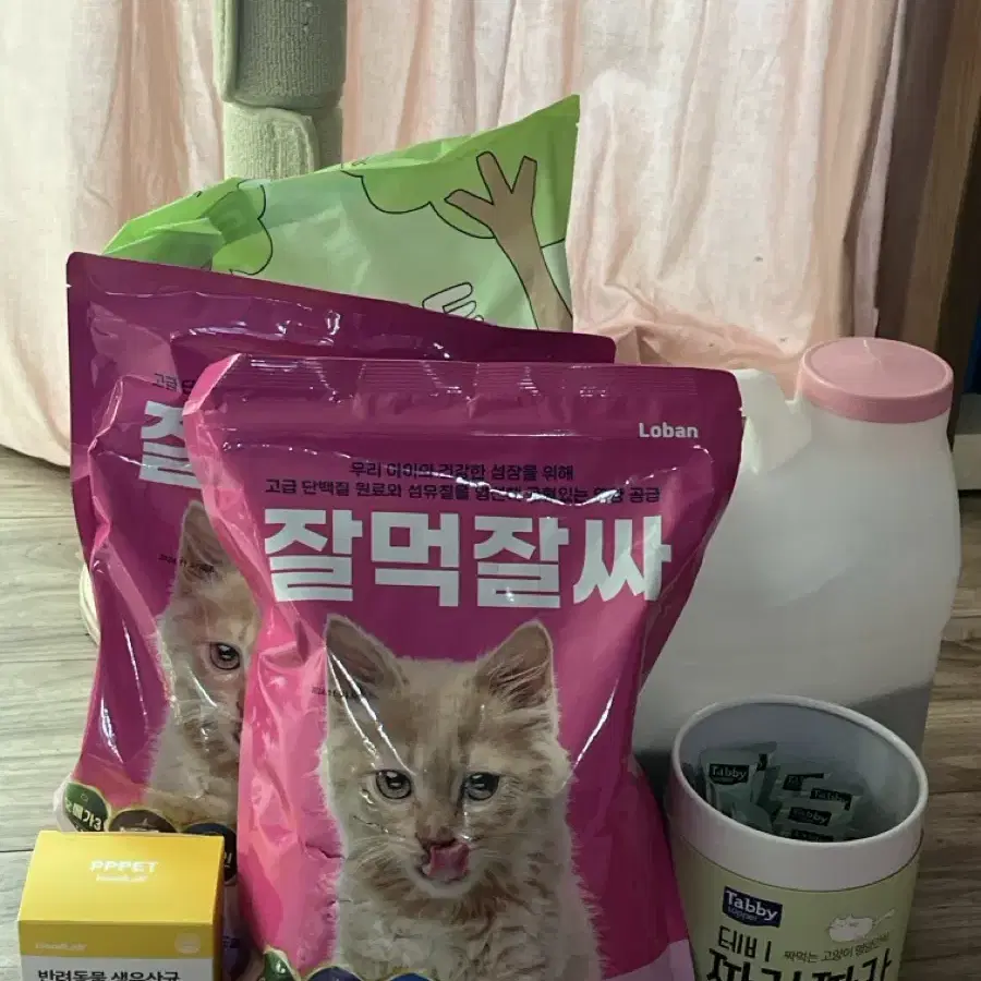 가토블랑코 고양이 캣타워 + 고양이화장실 +기타용품 일괄