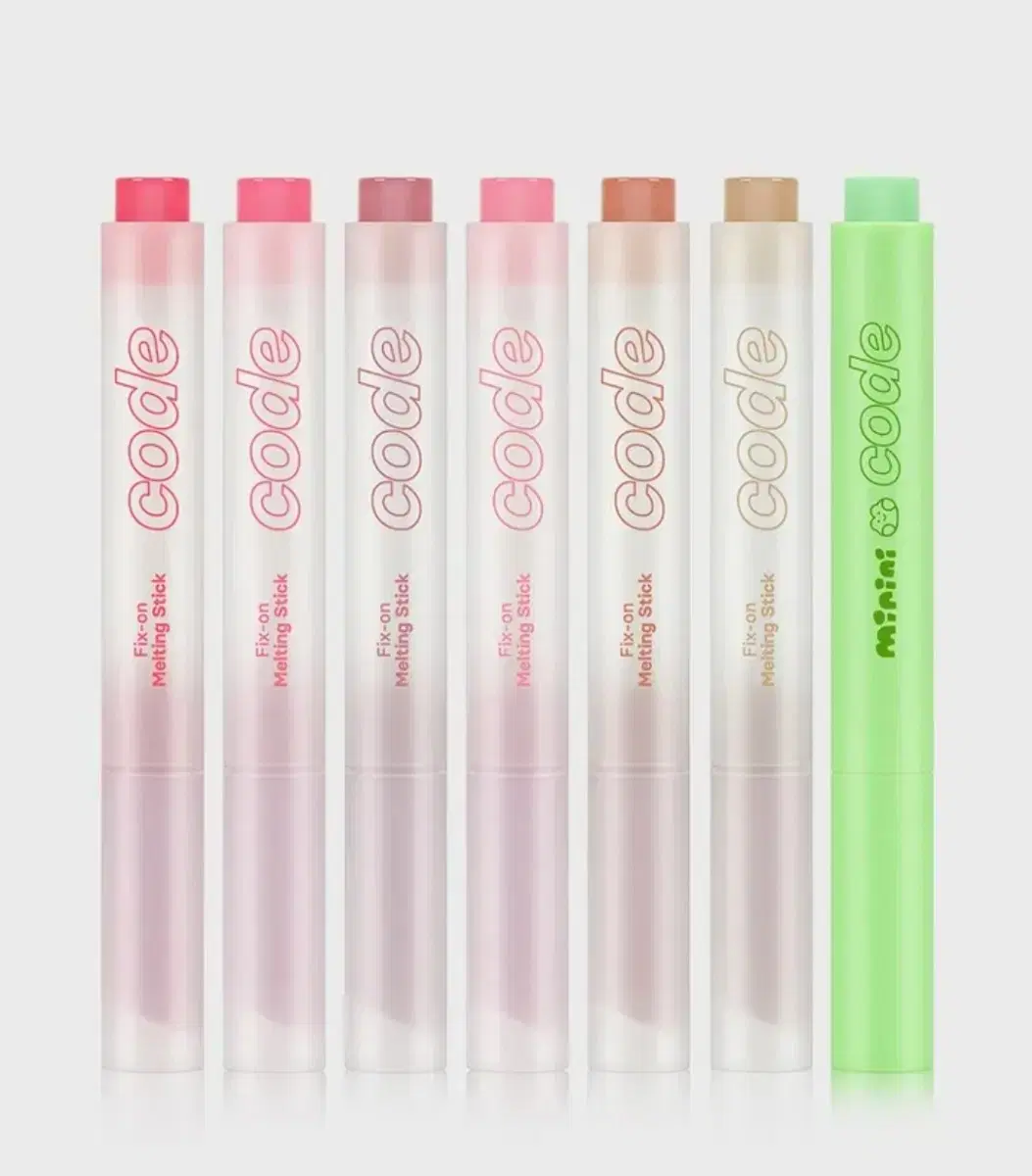 Code Glocal Color Fix-On Melting Stick Tint Balm 06 Ginger Beige Lip Base Nudie Lip