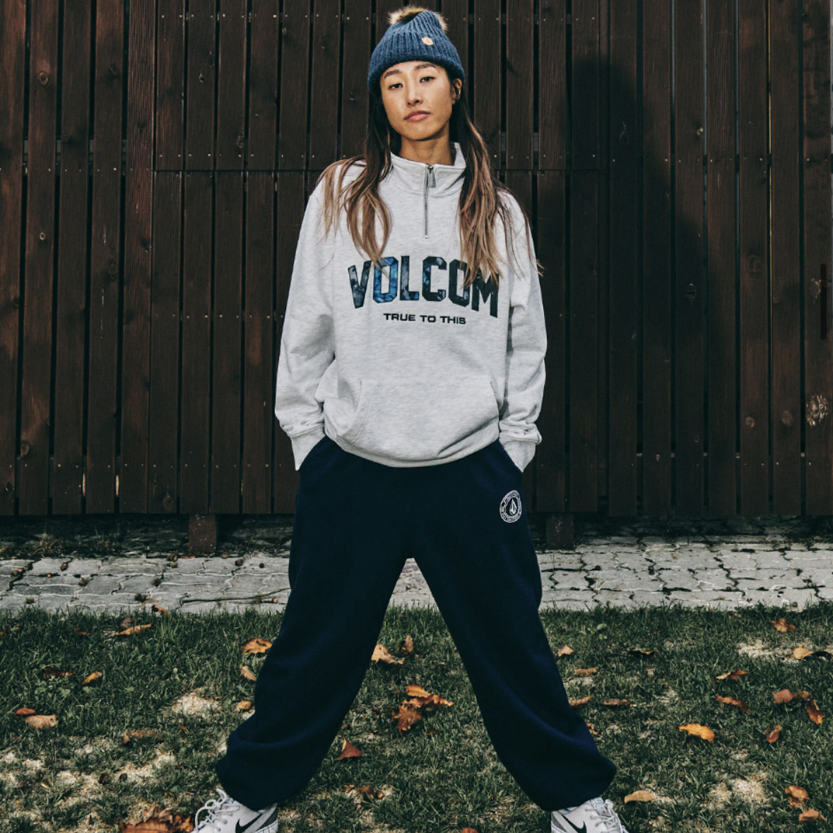 VOLCOM(볼컴) 컴포트핏 기모 조거 스웻 팬츠(네이비_NAVY)