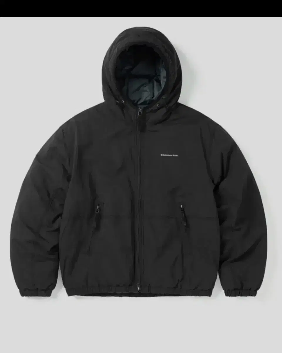 This Is Never Never That Washed Down Puffer Jacket Black