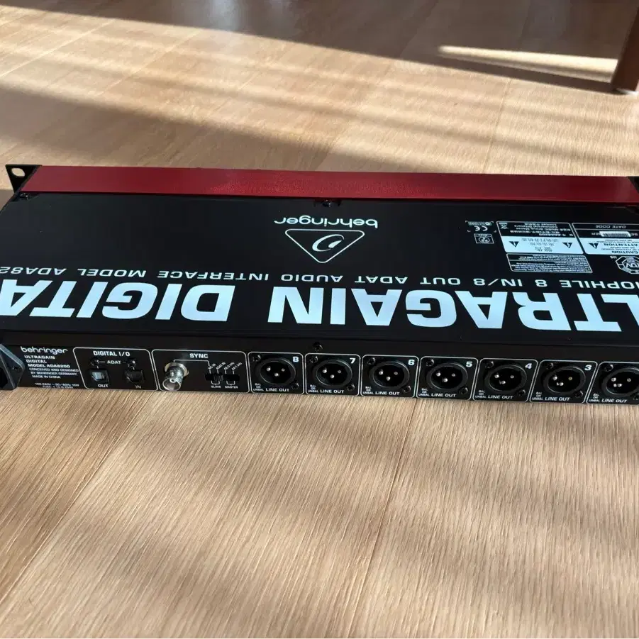 베링거 BEHRINGER ADA8200 8채널 프리앰프