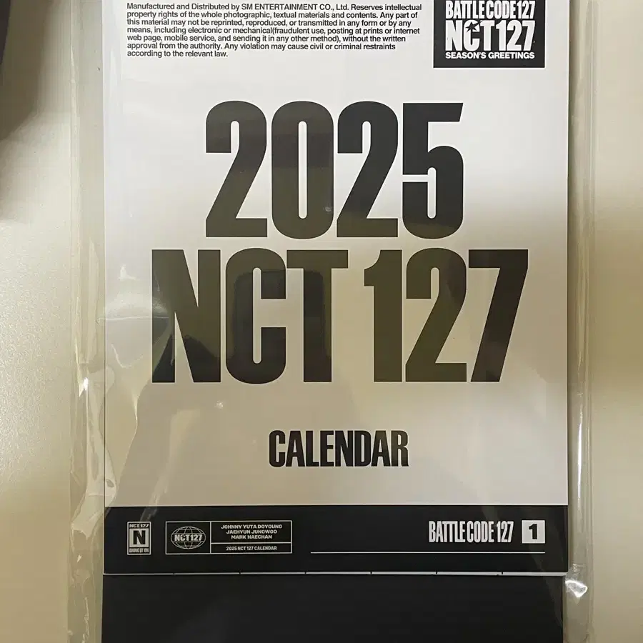 2025 NCT 127 시그 캘린더, 캐릭터 북