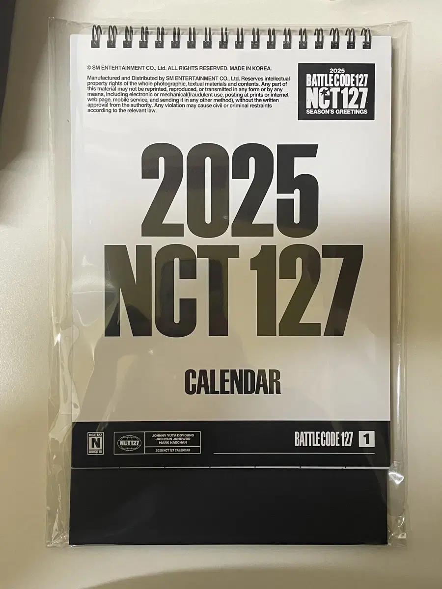 2025 NCT 127 시그 캘린더, 캐릭터 북