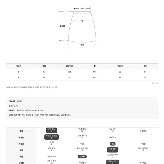 [교신o]에이블리 세컨드세컨 언피드 플리츠 미니스커트 S