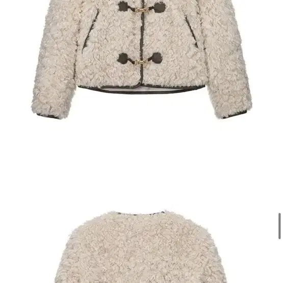 루에브르 toggle point fur jacket