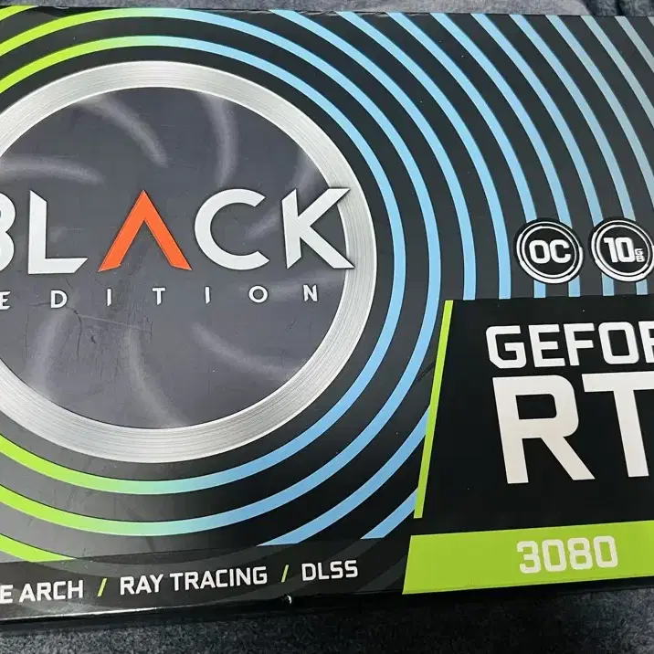 이엠텍 RTX 3080 블랙에디션 10G LHR OC 그래픽 카드 판매