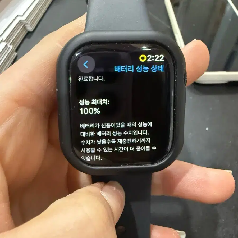 애플워치10 42mm gps 블랙 팝니다