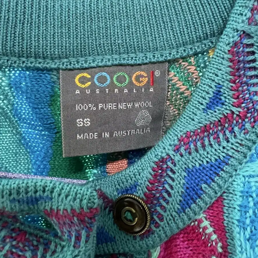 coogi 쿠지 가디건 호주 울 가디건 스웨터 니트