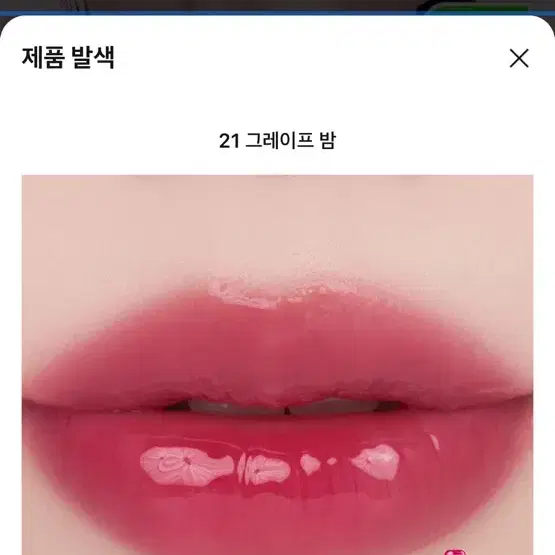 롬앤 더 쥬시 래스팅 틴트 21호 그레이프 밤