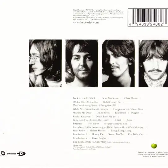 Beatles - The White Album(2CD)유럽반2009NM-