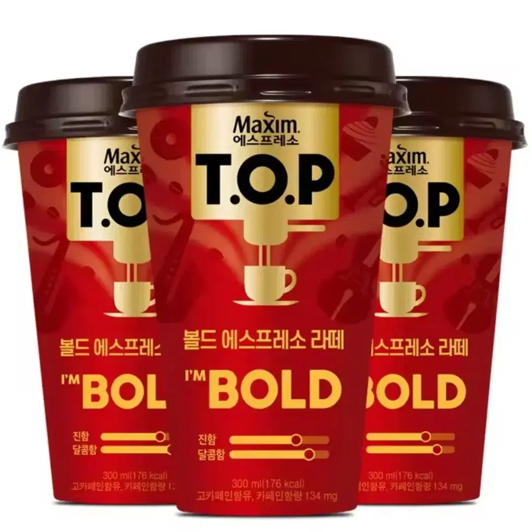 티오피 볼드 에스프레소 라떼 컵커피 300ml 20개