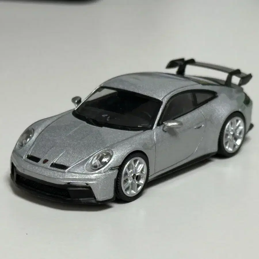 미니지티 1/64 포르쉐 911 GT3 실버 다이캐스트 모형