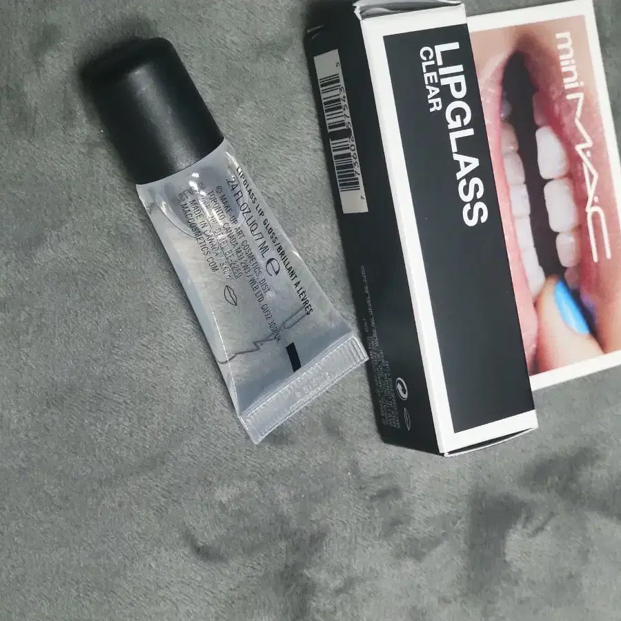 정품 새제품 맥 mac 미니 투명 립글로스 클리어 7ml