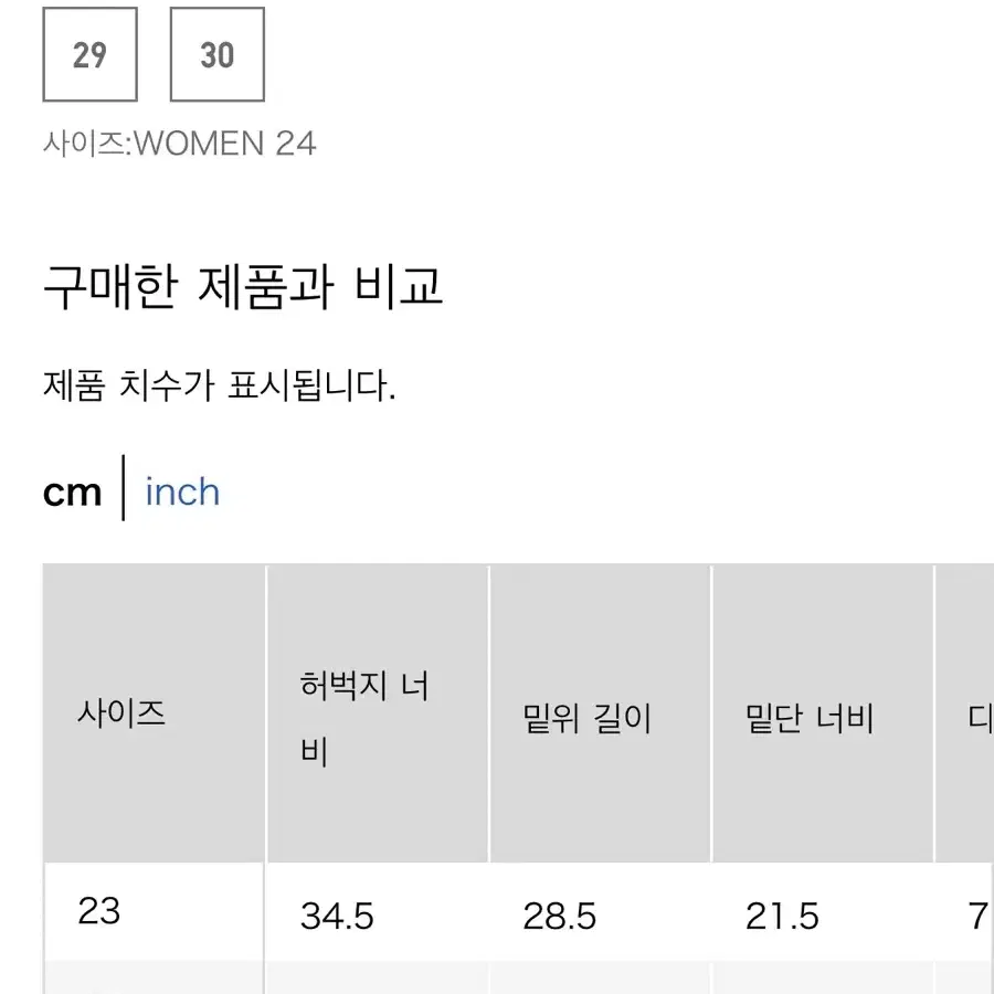 유니클로 U 데님턱팬츠 (새상품)