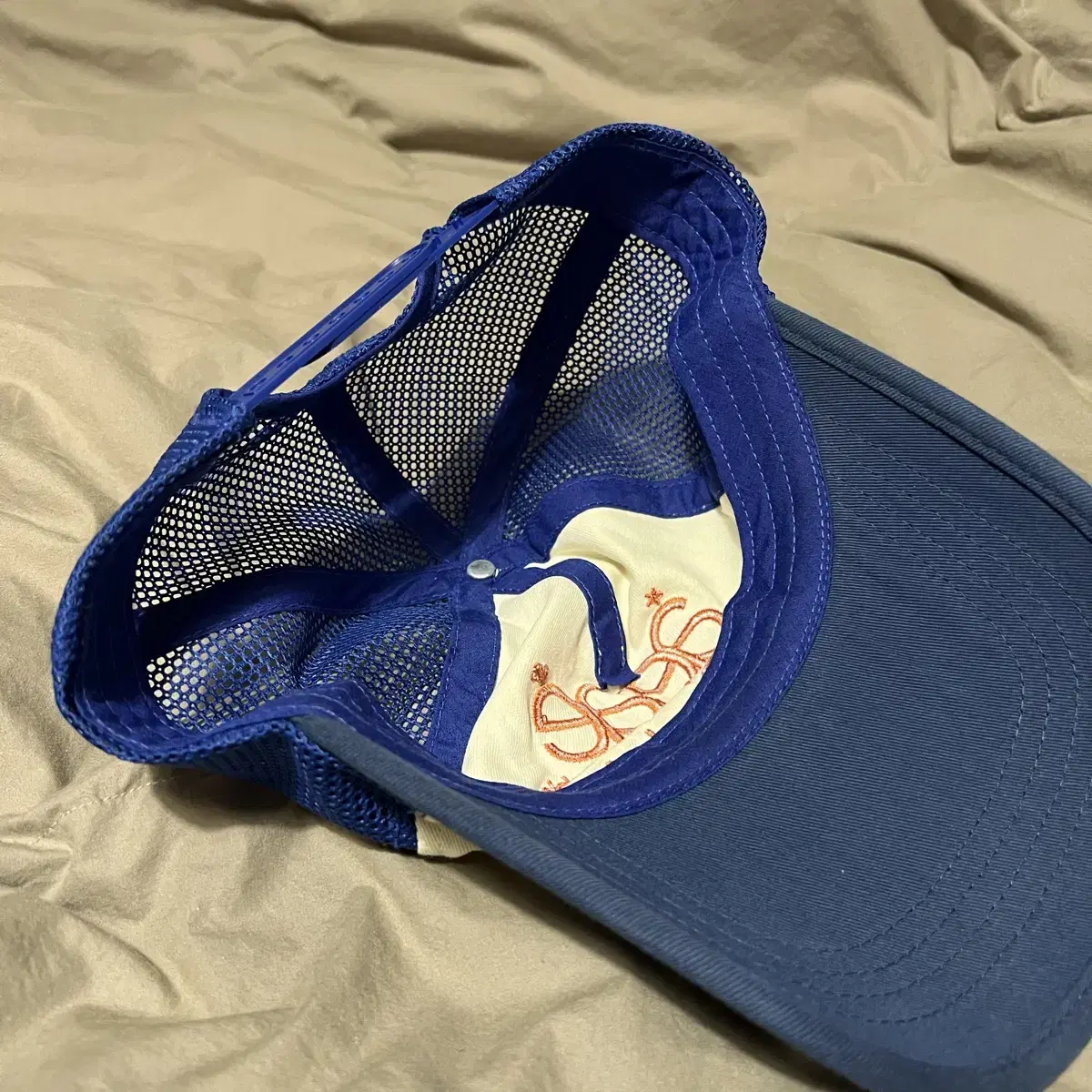 Aeae 매쉬 캡 WEB LOGO MESH CAP [BLUE/ORANGE