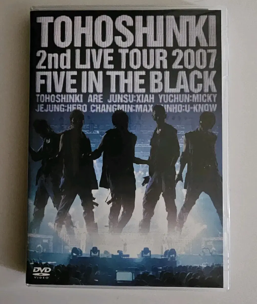 동방신기 일본 부도칸 DVD [five in the black]