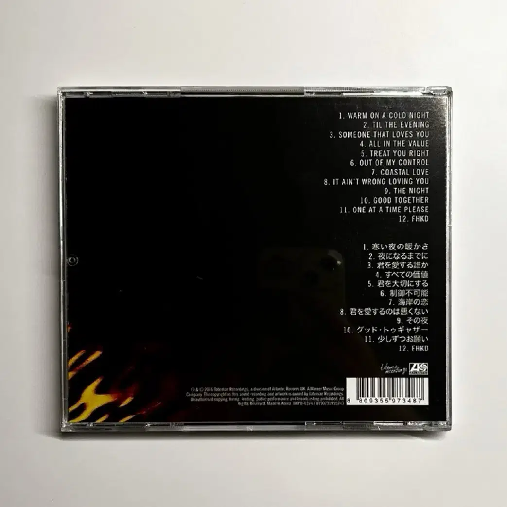 Honne (혼네) 1집 Warm On A Cold Night CD