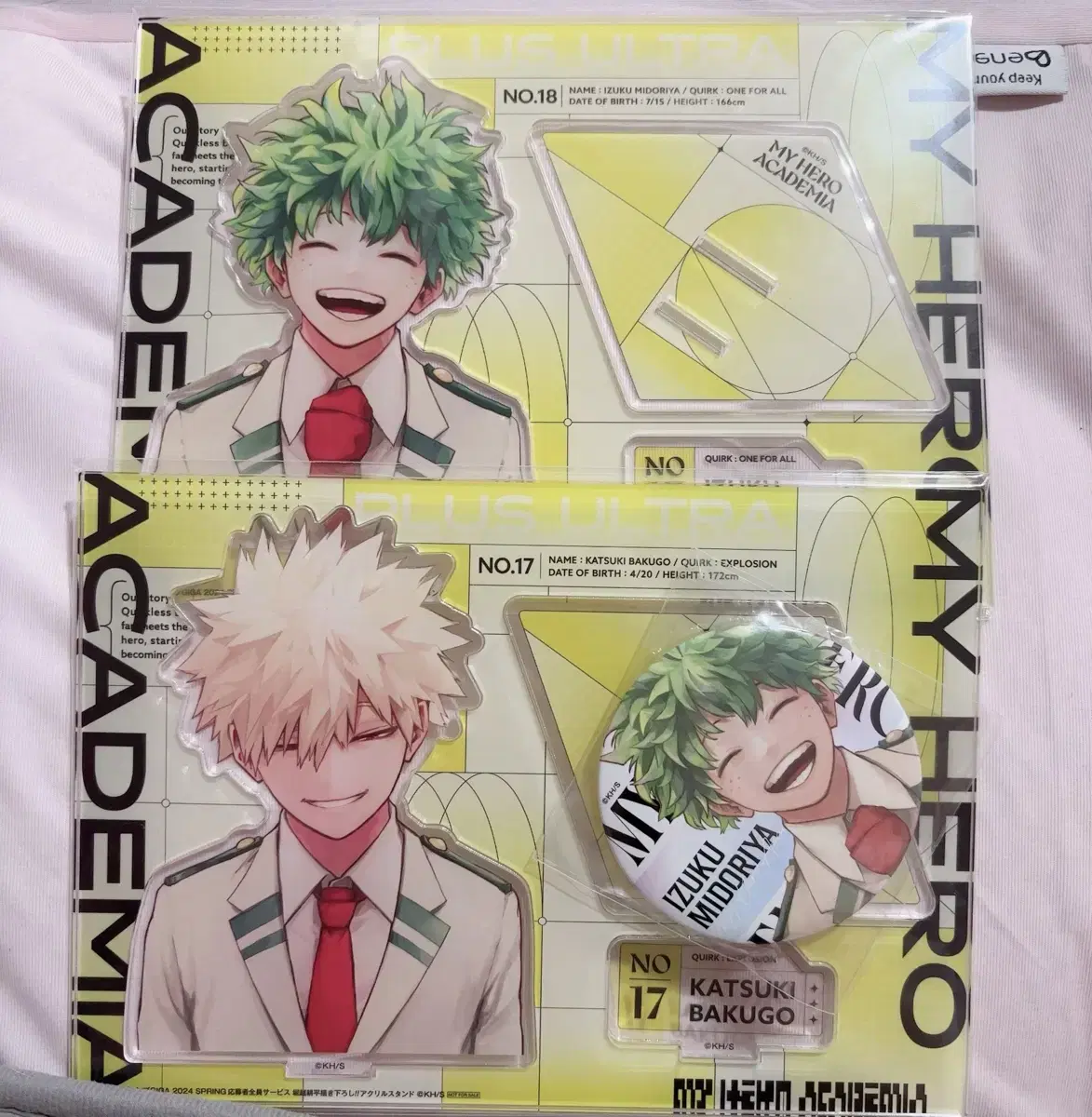 My Hero Academia Nahia Jumpers Bakugo Midoriya Acrylic Stand