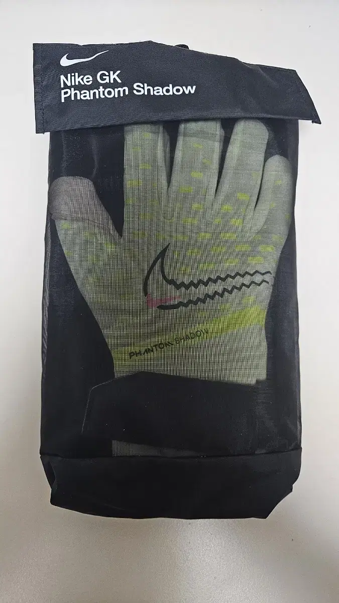 Nike Phantom Shadow GK Goalkeeper Gloves Yel Green 2023