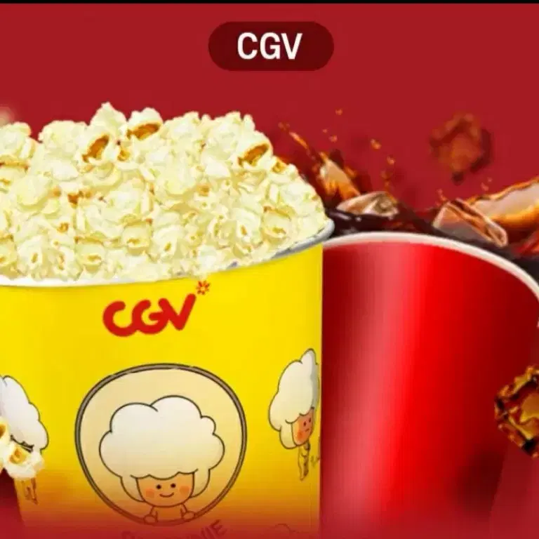 cgv 팝콘(L) + 음료(L) 세트