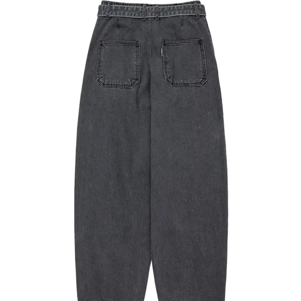 AJOBYAJO Oversized Washed Denim Pants