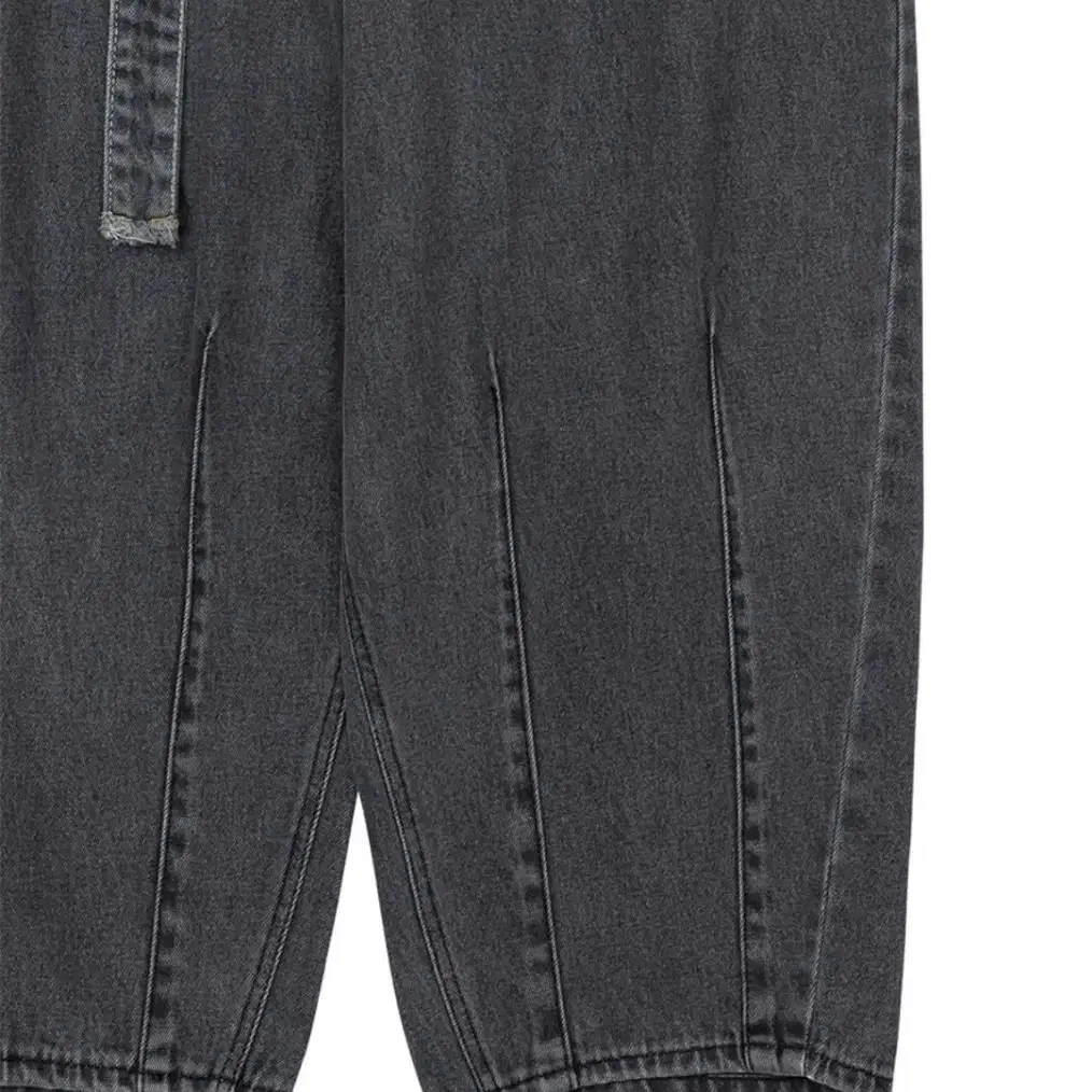 AJOBYAJO Oversized Washed Denim Pants