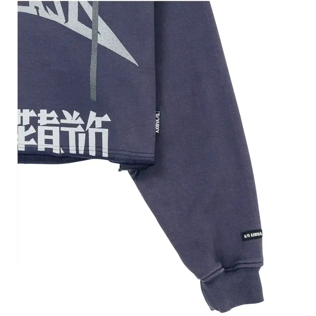 Arch Logo Cropped Sweatshirt [NAVY]