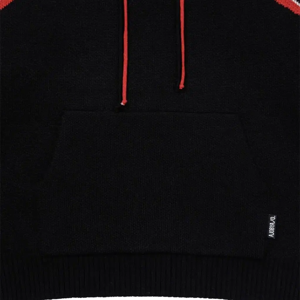 AJOBYAJO PBA AJOLICA Knit Hoodie Black