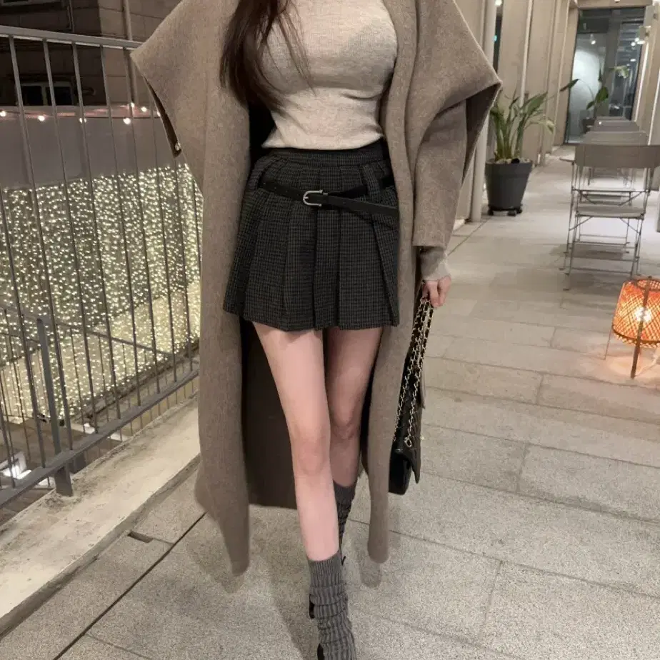 로제드유 리즈엘 와이드 숄 카라 핸드메이드 코트 흰색