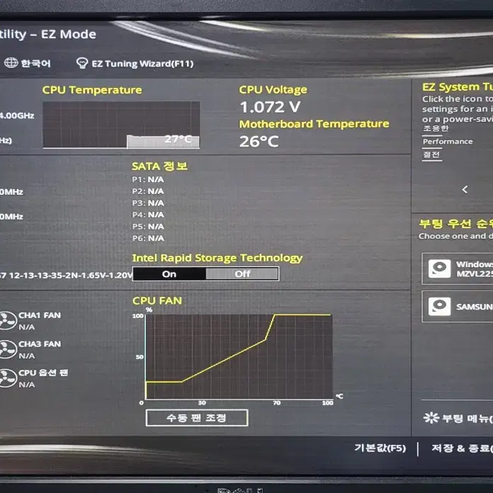 i7 4790K+Z97+RAM 16GB+SSD 256GB+쿨러 셋