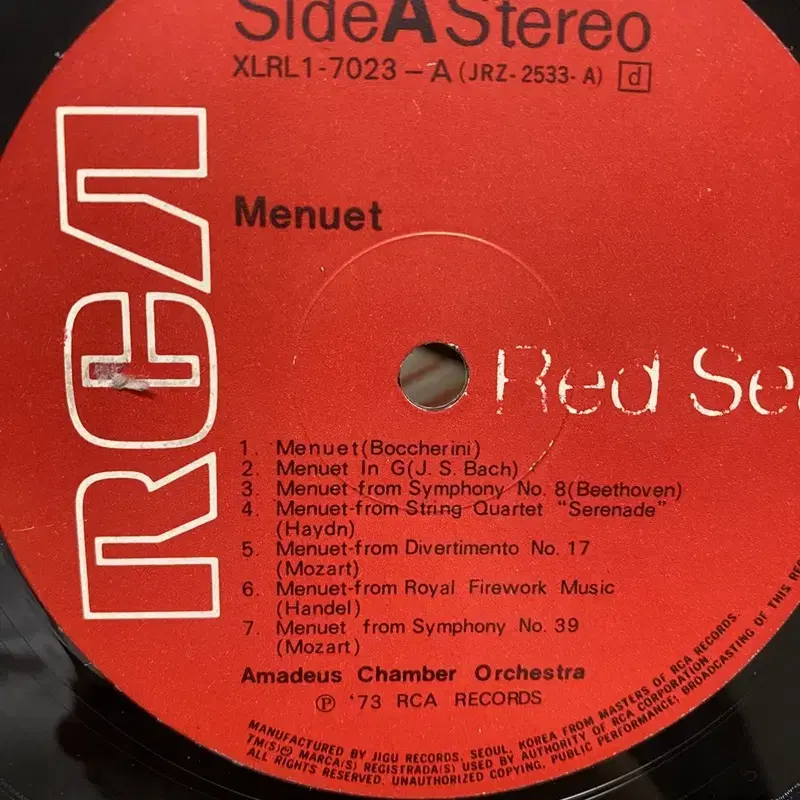 MENUET LP / AA6945