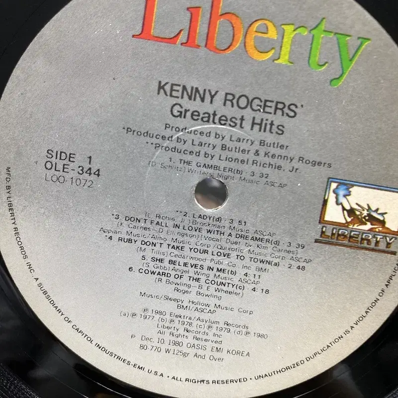 KENNY ROGERS LP / AA6951